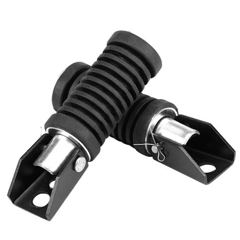 Zz Motorcycle Rear Footpegs Plate Footrest Rubber Pad Grip Cover For