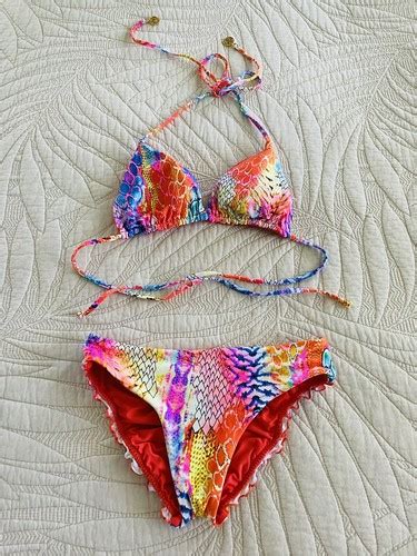 Luli Fama Multicolor Bikini Set XS EBay De