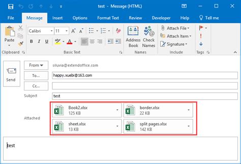 How To Send Email With Multiple Attachments Attached In Excel