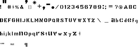 Stencil Gothic free Font in ttf format for free download 166.52KB