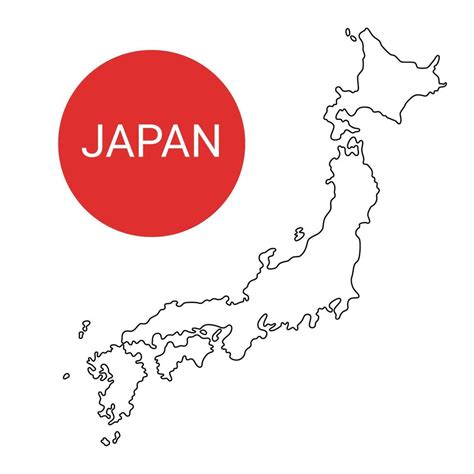 Background Of Japan Japanese Flag And Geographical Territory Of Japan