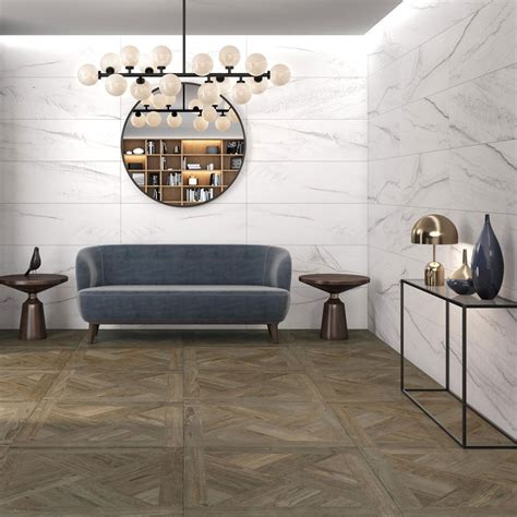 Casseto Renne Umber Porcelain Tiles 90 X 90cm Total Look Tiles