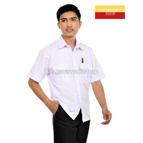 Kemeja Pdl Putih Lengan Panjang Lengan Pendek Baju Pdh Putih Pemda