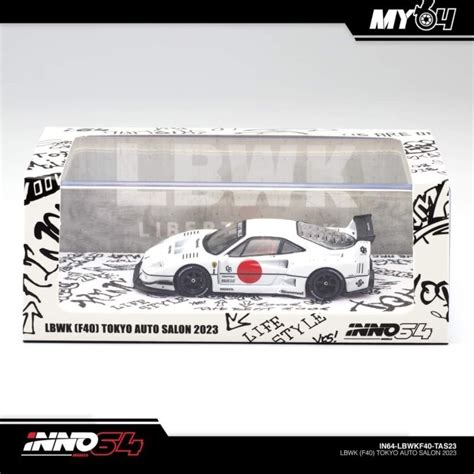 Jual Inno 1 64 Ferrari Lbwk F40 White Tokyo Auto Salon 2023 Shopee