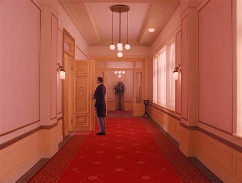 Grand Budapest Hotel Wes Anderson Hallway M Gustave H Ralph Fiennes