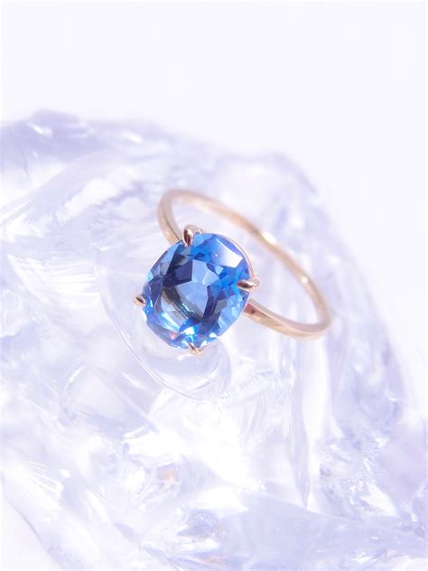 アンダラクリスタル宝石 ブルー Celestial Sapphire 18K マジカルリング ANDARA jewelry超超超レア