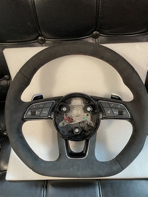 Audi Flat Bottom Steering Wheel Round Airbag Style Heated Modhub