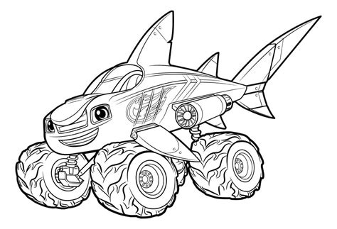 Monster Truck Para Colorir