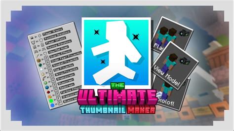 Ultimate Thumbnail Maker For Minecraft Pocket Edition Youtube