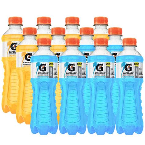 Gatorade Sem Calorias Sortido 350ml Contendo 12 Unidades