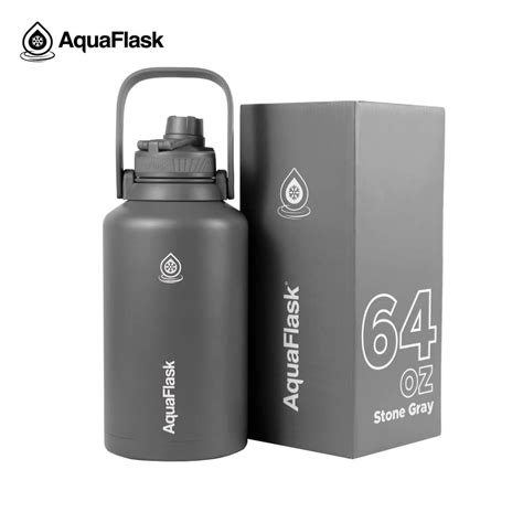 Aquaflask 64oz Wide Mouth With Spout Lid Vacuum Insulated