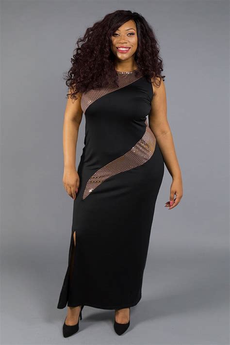 Sleeveless Body Shaper Dress With Sequins Inserts Curvegirl