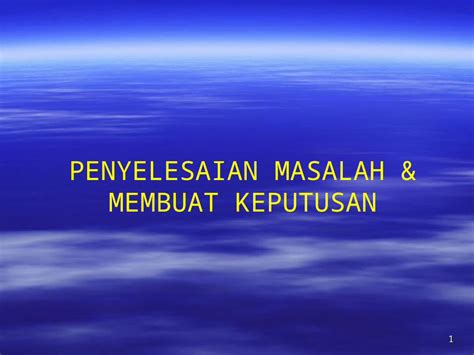 PPT Motivasi Penyelesaian Masalah DOKUMEN TIPS