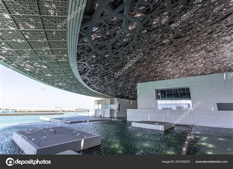 Interior Abu Dhabi Louvre Abu Dhabi United Arab Emirates – Stock ...