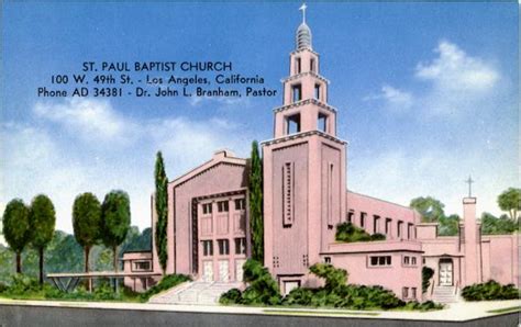 St. Paul Baptist Church, 100 W. 49th St Los Angeles, CA