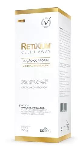 Retixium Cellu Away Redutor Celulite Gordura Localizada 150g Frete grátis