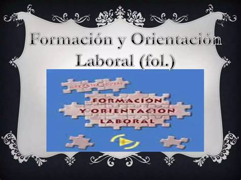 BLOQUES DE FOL FORMACIÓN Y ORGANIZACIÓN LABORAL PPT