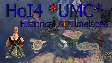 HoI4 UMC Historical AI Timelapse YouTube