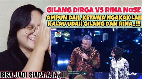 Gak Ada Lawannya Gilang Dirga Vs Rina Nose Impersonate Pak Ganjar