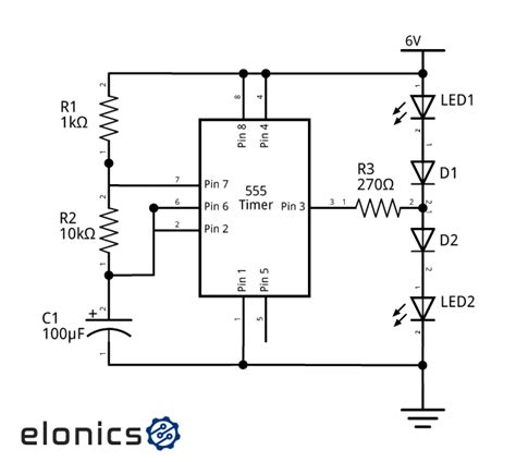 Marvelous Blinking Led Using Way Switch With Outlet