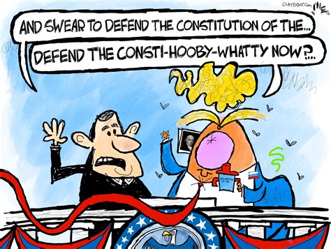 5 fundamentally funny political cartoons about the US Constitution