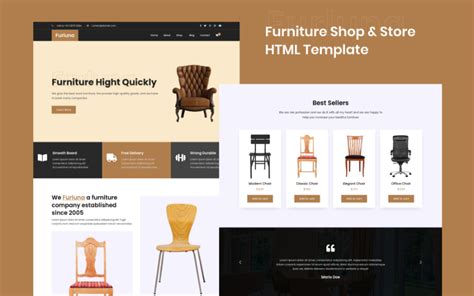 Furluna Furniture Shop And Store Html Template