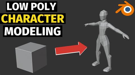 Modeling A Low Poly CHARACTER In Blender TIMELAPSE YouTube