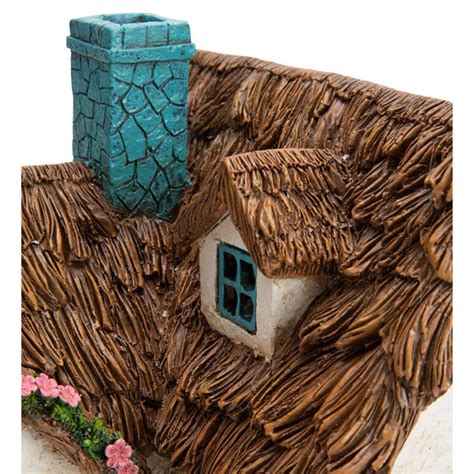 Plow Hearth Miniature Fairy English Cottage House Garden Statue