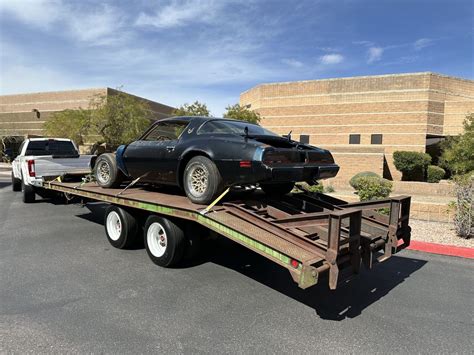 A Pontiac Firebird Trans Am Stunt Car From Steve Mcqueens Final Film