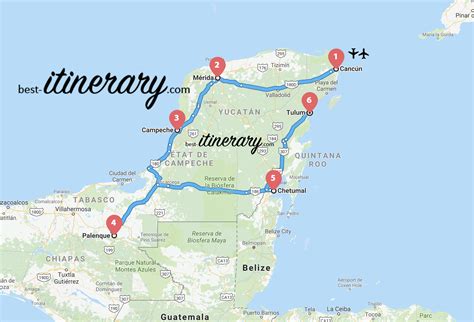 Visiter le Yucatán au Mexique en 1 semaine Best Itinerary