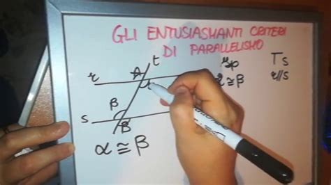 Le Rette Tagliate Da Una Trasversale E Il Criterio Di Parallelismo