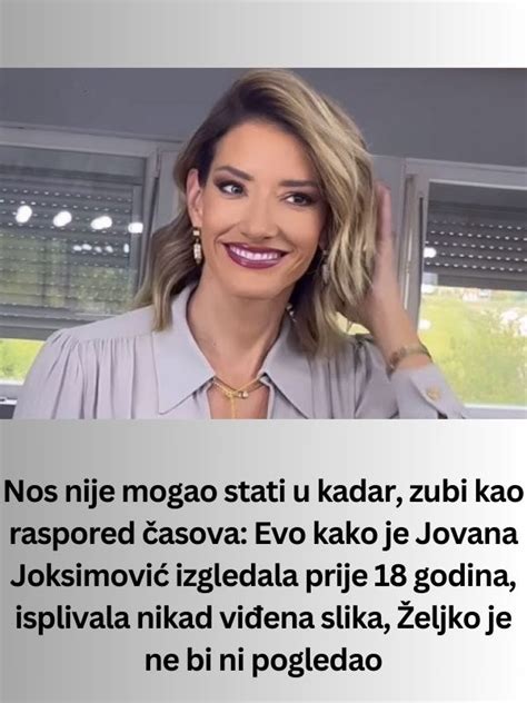 Nos nije mogao stati u kadar zubi kao raspored časova Evo kako je