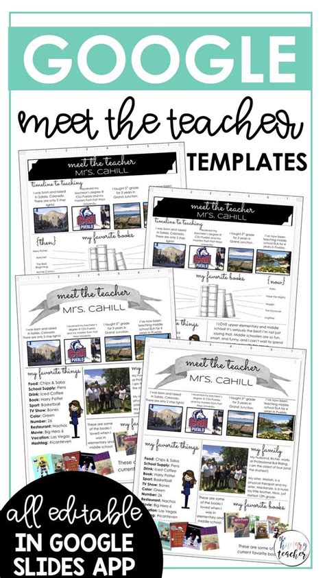 Meet The Teacher Google Slides Template Free