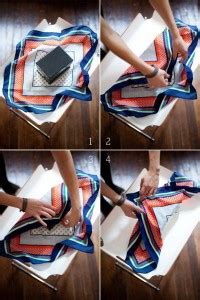 Emballage Paquet Cadeau Avec Foulard