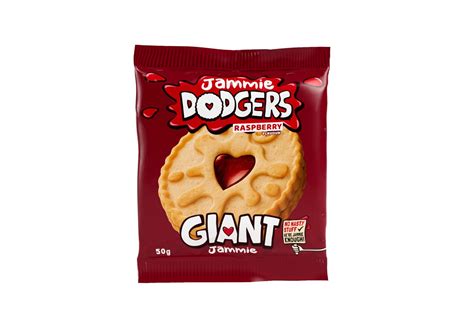 Individually Wrapped Giant Jammie Dodgers 50g Box Of 20