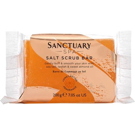 Sanctuary Spa Signature Collection Exfoliating Salt Scrub Bar New G