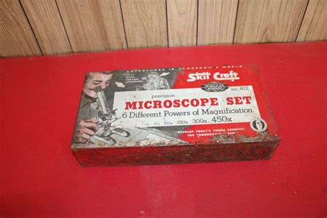 Vintage Skil Craft Microscope Set