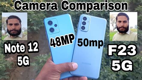 Redmi Note 12 5g Vs Galaxy F23 5g Camera Comparison Note 12 Vs F23 Youtube