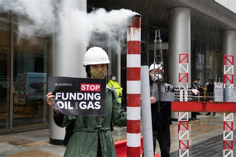 Climate activists target Blackrock London office over 'greenwashing'