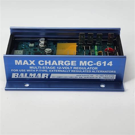 Balmar Max Charge Mc 614 Multi Stage 12v Regulator Mc 614 H Max