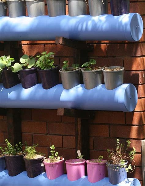 Diy Vertical Garden Pvc Pipe - Garden Design Ideas