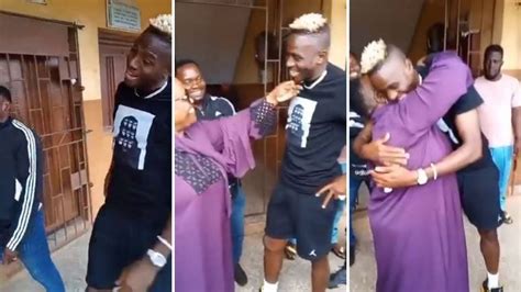 Video Victor Osimhen Tiene Emotivo Reencuentro Con Profesora Que Le