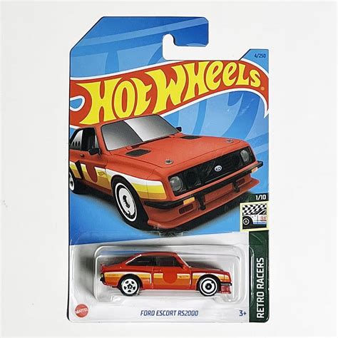 Hot Wheels Ford Escort Rs Red Retro Racers Walmart