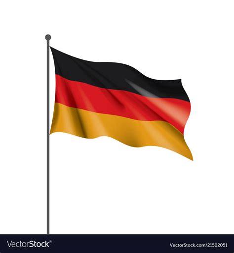 Germany flag Royalty Free Vector Image - VectorStock