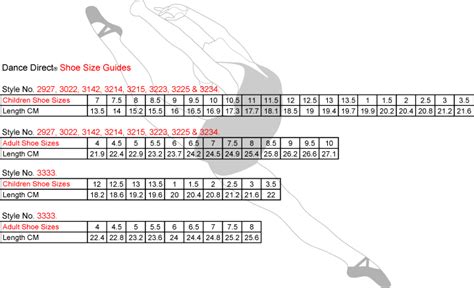 Shoe Size Guides