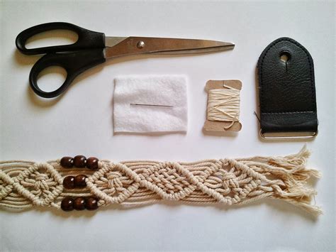 The Adventures Of Lou The Shrew Macrame Guitar Strap From A Belt