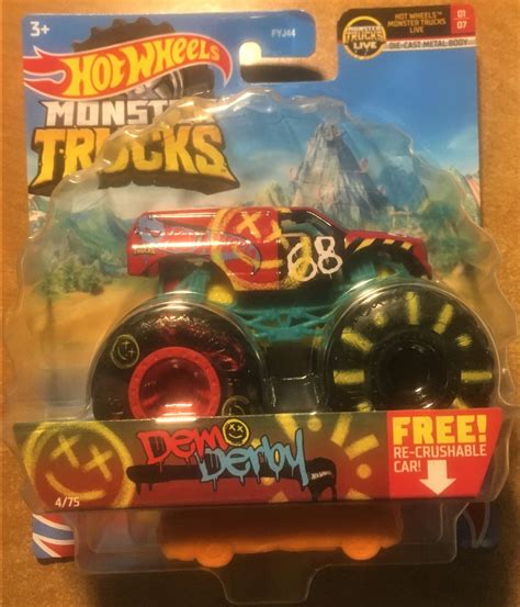 2021 Hot Wheels Monster Trucks 4 Demo Derby