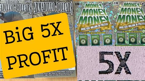 Money Money Money Big 5x 🍀🍀🍀 Mix Texas Lottery Tickets 🎟️ Profit Session 🤑🤑💵💵💸💸💰💰 Youtube