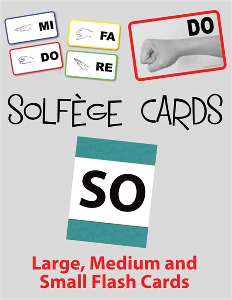 Solfege Hand Sign Wall and Flashcards | FVM AU