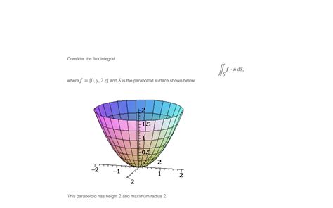 Calculus Paraboloid Parameterisation Mathematics Stack Exchange